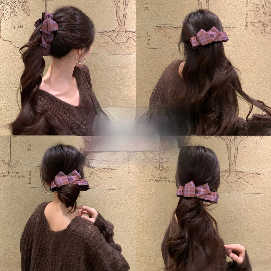 Élégant Sophisticé style Bun Ponytail Clip pour le dos de la tête