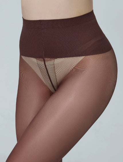 Manzi Façonnage Tummy-Contrôle de Butt-Lifting Black Pantyhose