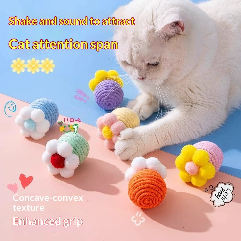 Corde de coton de fleur de chat pour auto-abusementparfect pour les dents et griffes