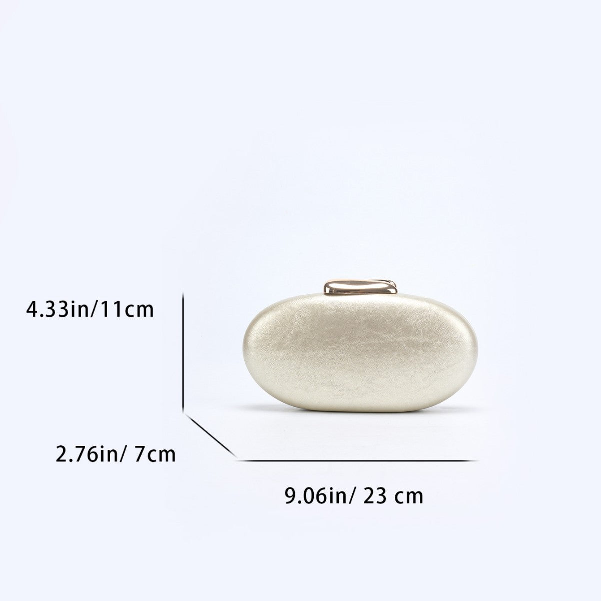 Sac de Shell Ovate Acrylique Perle-Texture Femmes