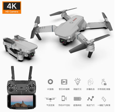 Dual-Lens pliant Drone à hauteur fixe quatre axes de la photographie aérienne télécommande