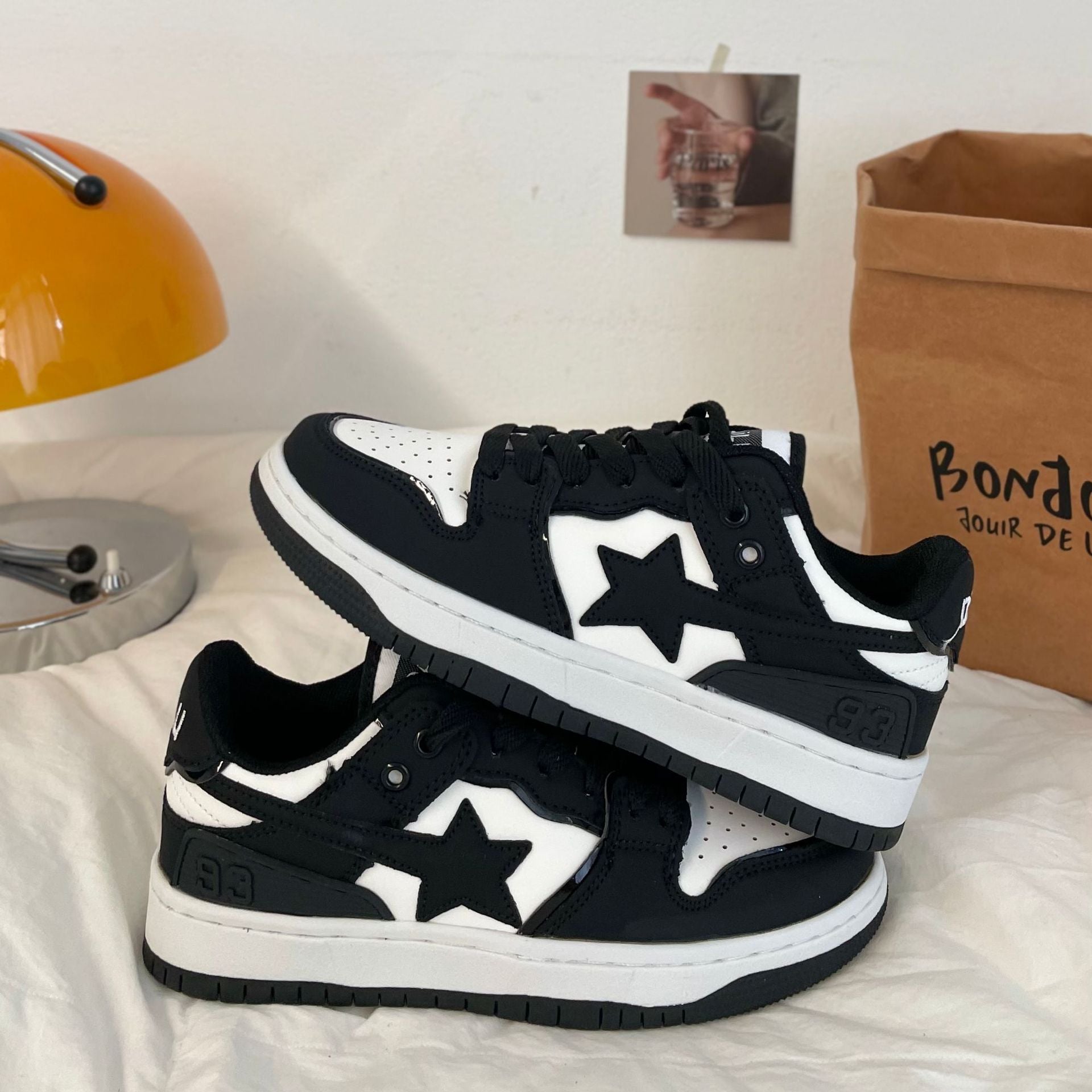 Hommes Mode Casual Retro Bas Top Plat Fond Sneakers