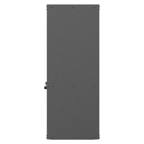 Armoire de rangement en métal mural avec porte de verrouillage et 1 plateau 1 tiroir ouvert pour