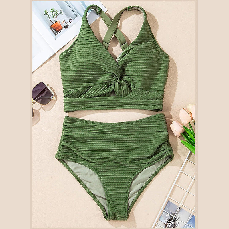Maillot de bain Haute taille Tummy Contouring Plattering Bikini sexy
