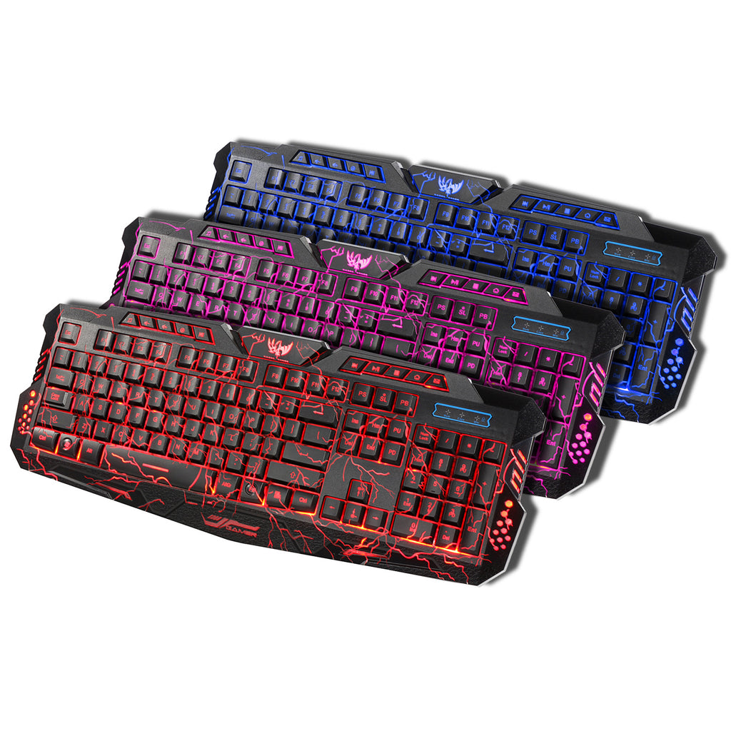 Clavier crack de jeu rétroéclairé
