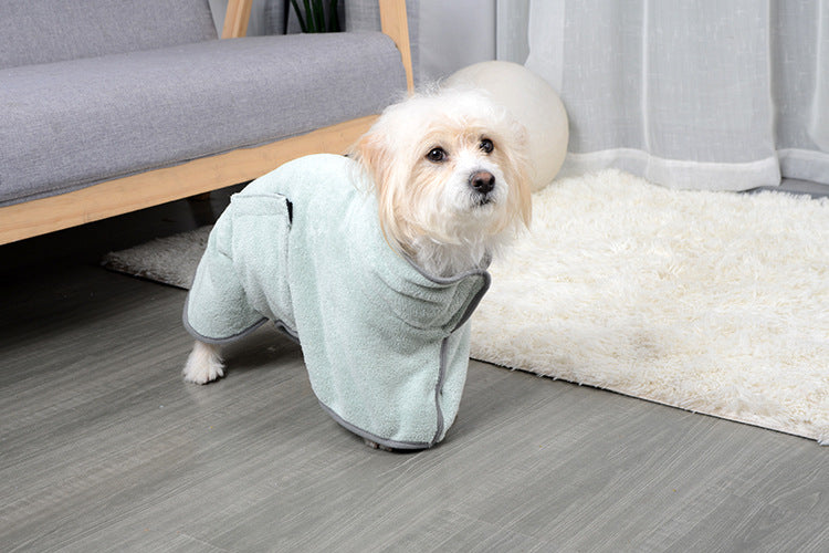 Sèche-linge rapide Serviette de bain absorbante chien peignoir Serviette de bain de chien pour chiens chats microfibre