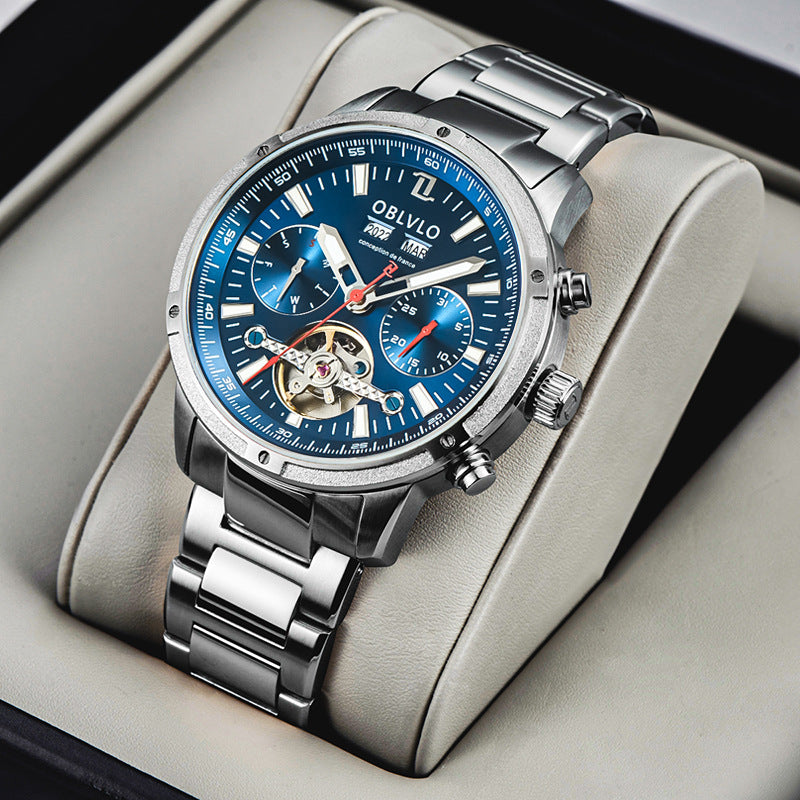 Montre de mode multifonctionnelle pour hommes