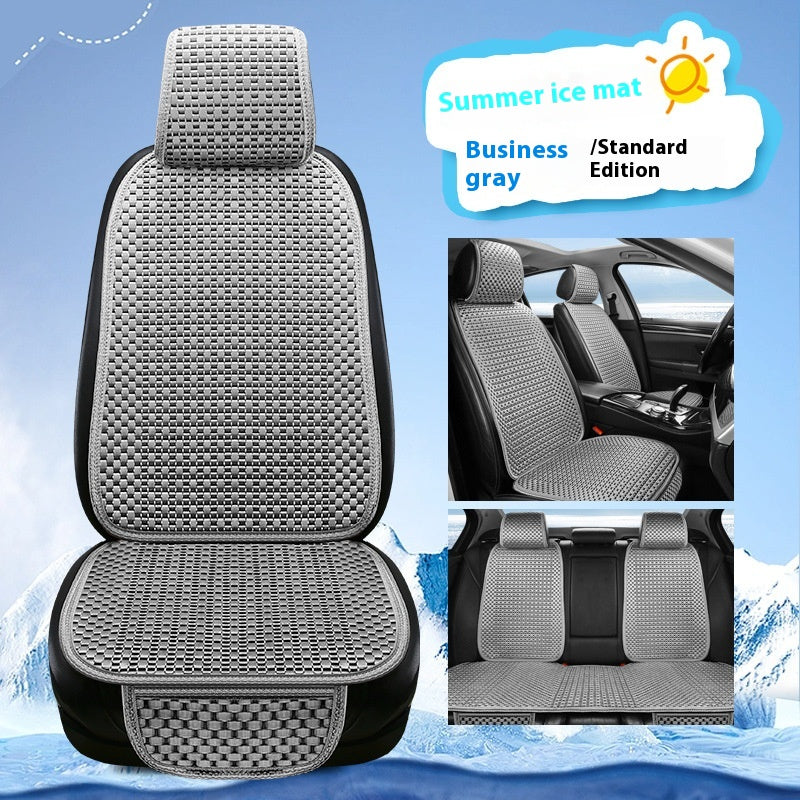 Coussin d'été minimaliste de siège de voiture en soie de glace