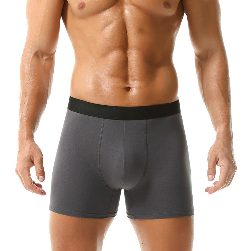 Slip de boxer en coton respirant pour hommes Plus Taille Intimates tout-saison