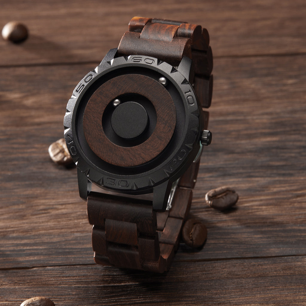 Boule magnétique personnalisé Montre de journal créatif