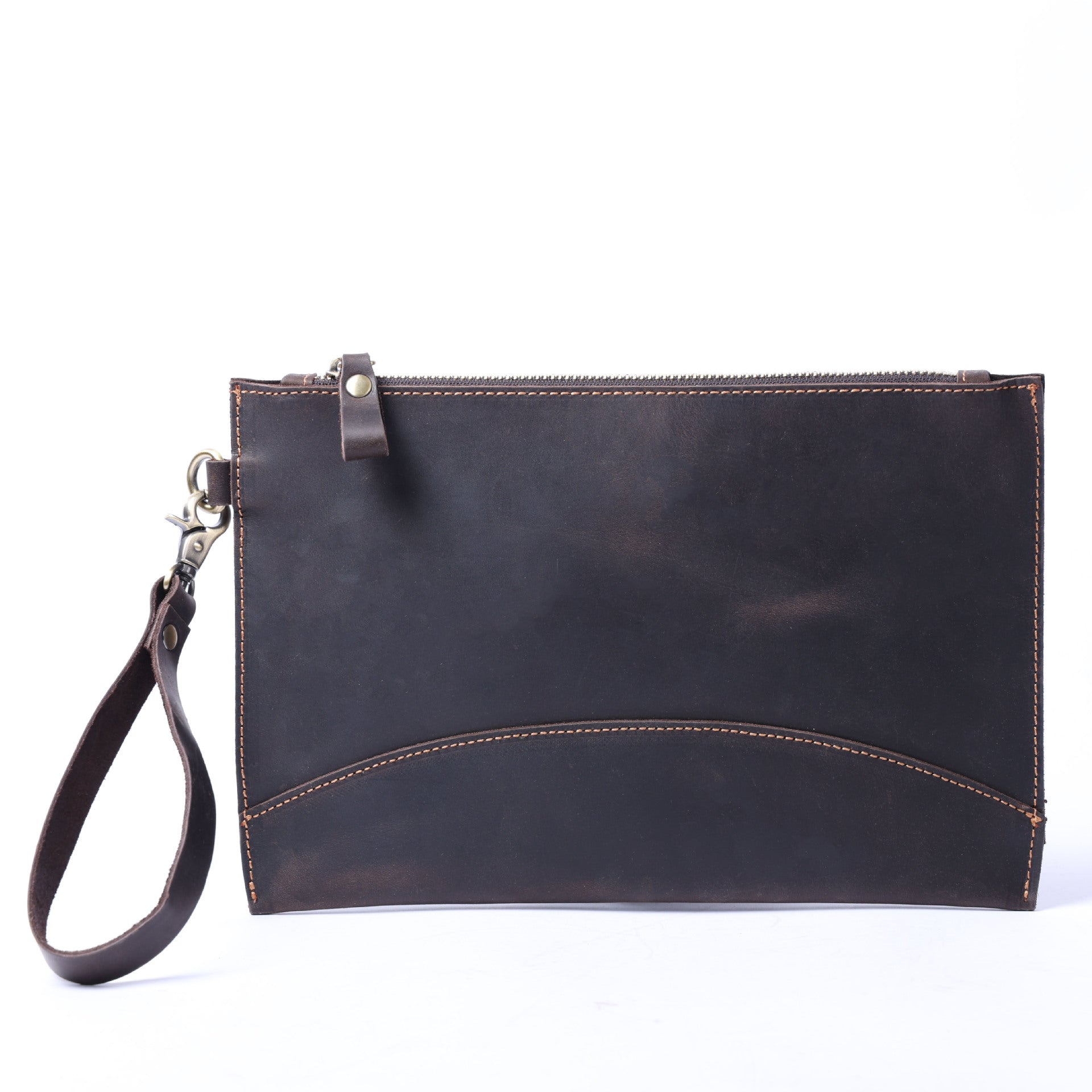 Crazy Horse en cuir simple pour les hommes