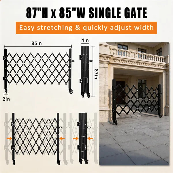 Porte de sécurité pliable