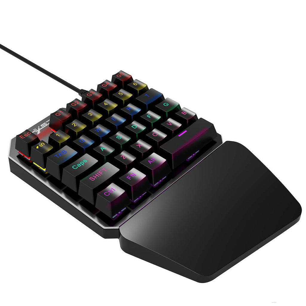 Mini clavier mécanique à une main avec 35 clés