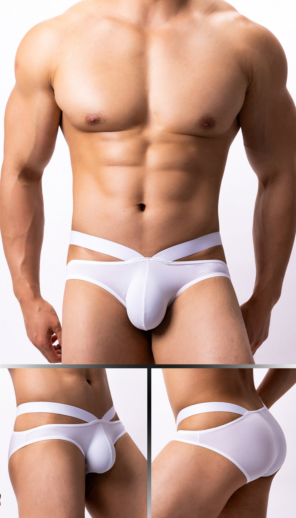 Slip de sous-vêtements pour hommes en soie mince de glace