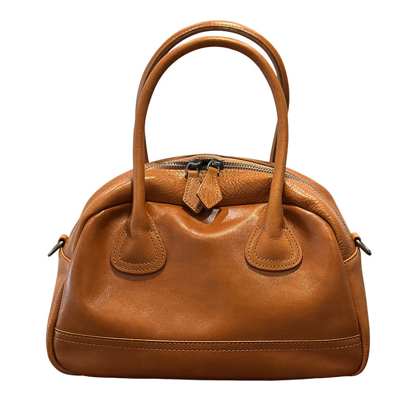 Sac casual en cuir Shell style Crossbody