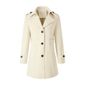 Printemps Automne Cintre à tête unique Figurine flatteur Vêtements de travail Coat