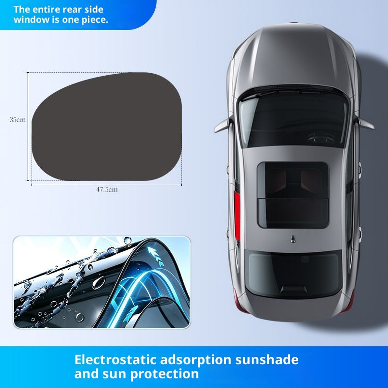 Fenêtre de voiture Sunshade Statique Cling Film