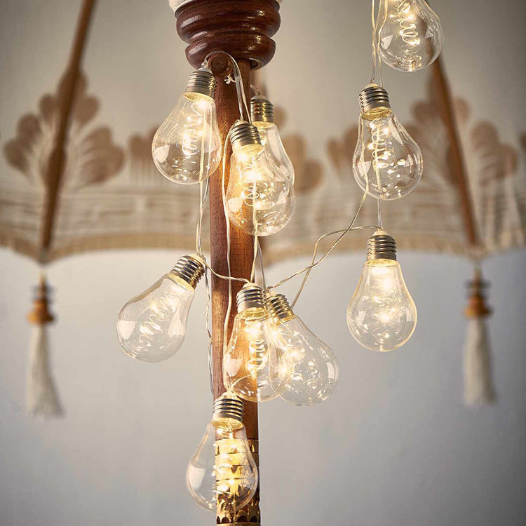 Jour de Noël lumière fil de cuivre lampe