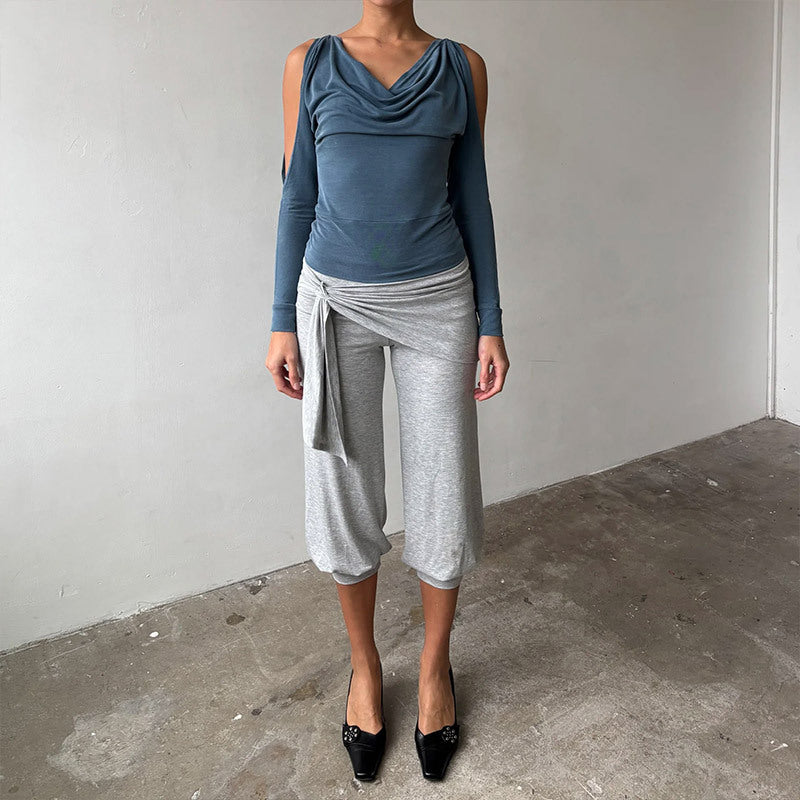 Pantalons capri polyvalents de longueur de cheville pour femmes