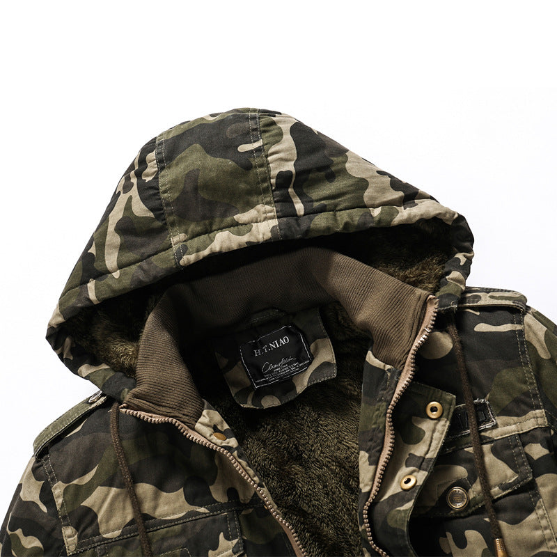 Veste Homme Casual Camouflage Imprimé Vêtements de dessus