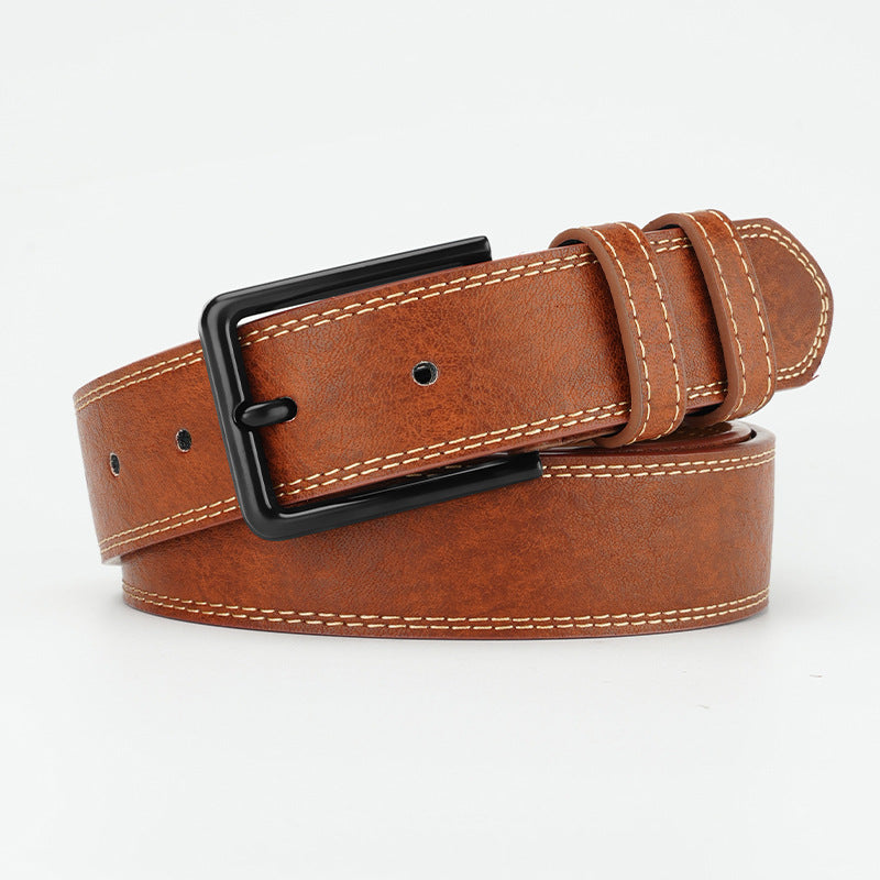 Retro Style Ceinture en Cuir Homme Nouveau