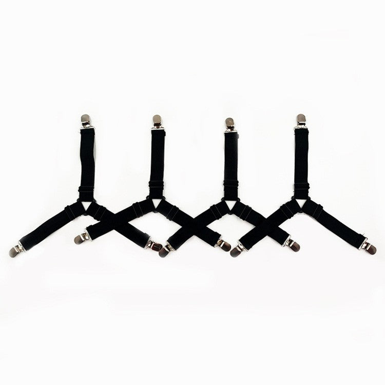 Support de feuille Couverture de lit Non-dérapant Grip fixe à six côtés