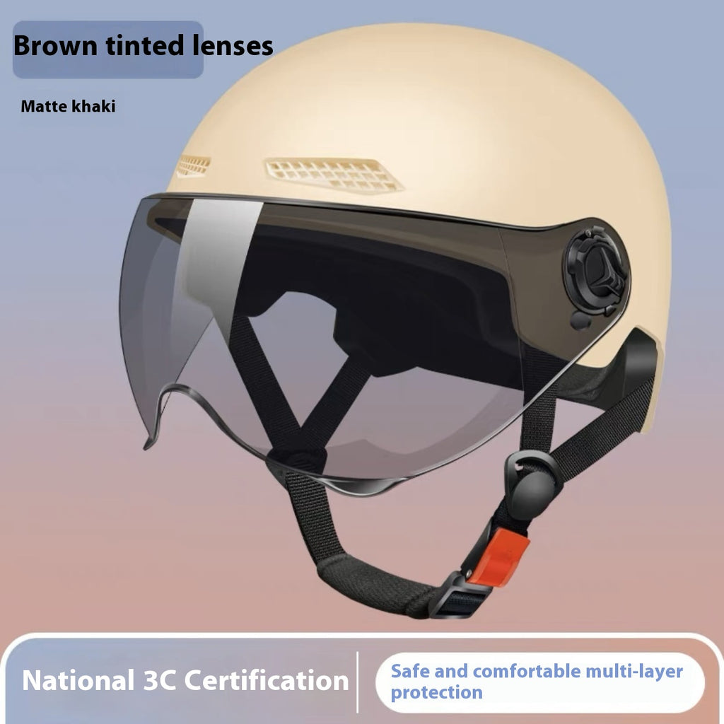 Protection solaire du casque de moto électrique certifié 3C