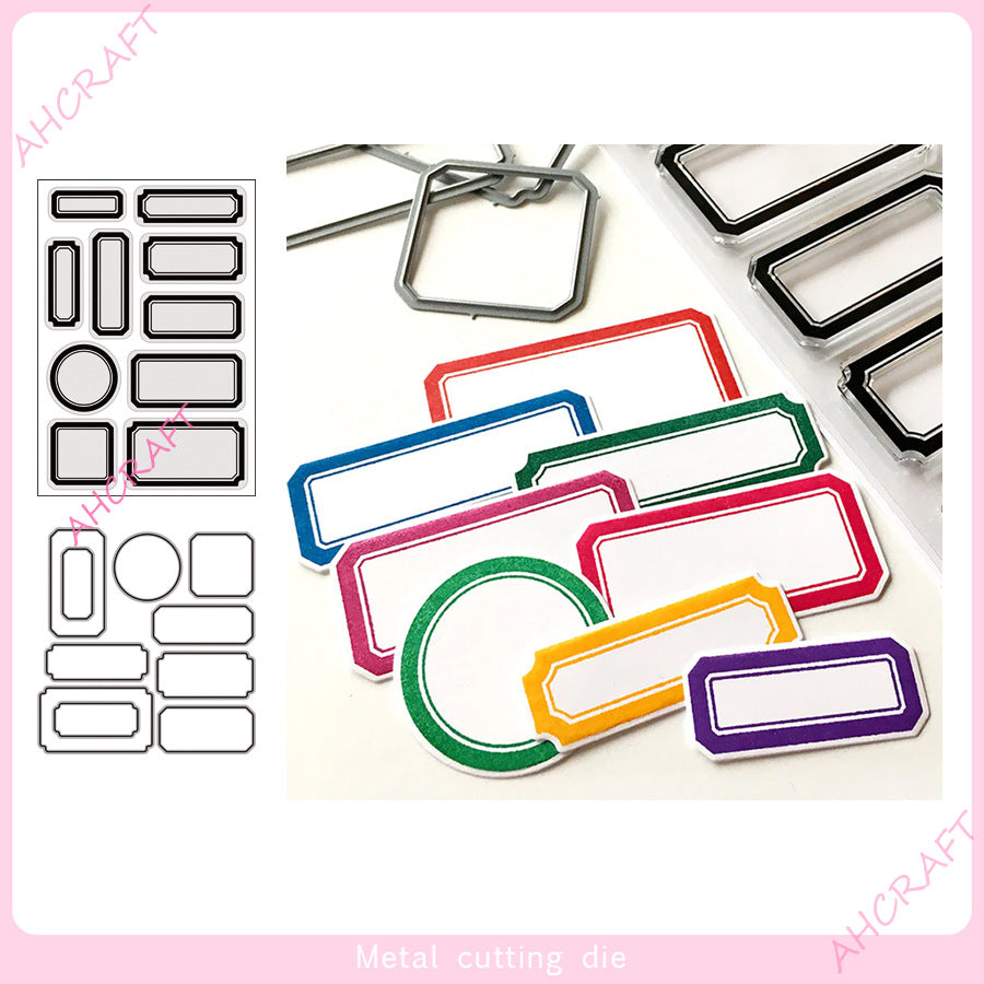 Label Contour Silicone Transparent Timbre