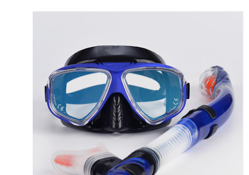 Snorkeling Sambo Set Snorkel complet à sec Grand cadre Anti-fog Myopia Gants Equipme de natation