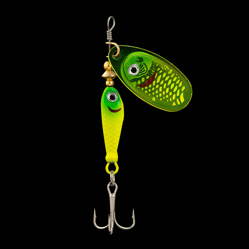 Paillettes rotatives Pointage manuel Pièce composite Simulation Lure Lure