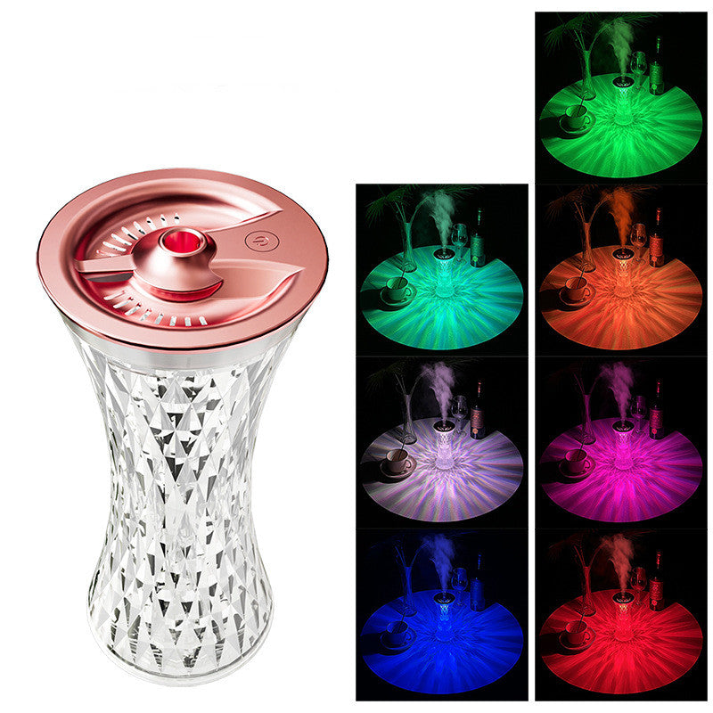 Wild Waist Humidifier Bureau Atomiseur Romantique Atmosphère Lampe cristal Lampe de nuit