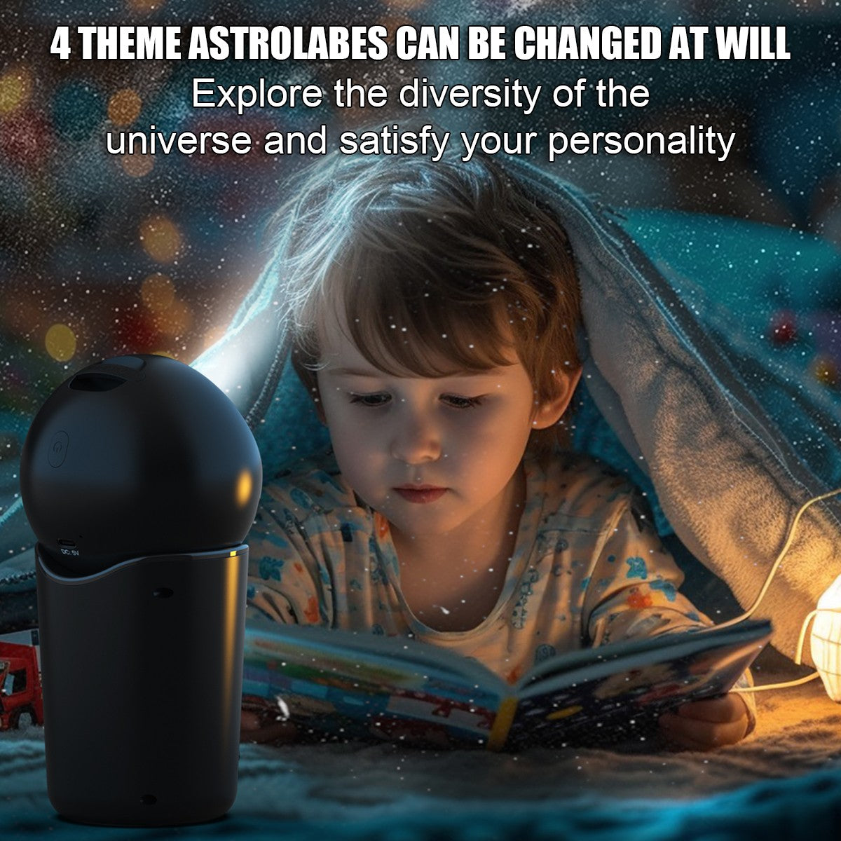 Galaxy Starry Sky Projector Night Light Rotant LED Planétarium Star Lampe UK