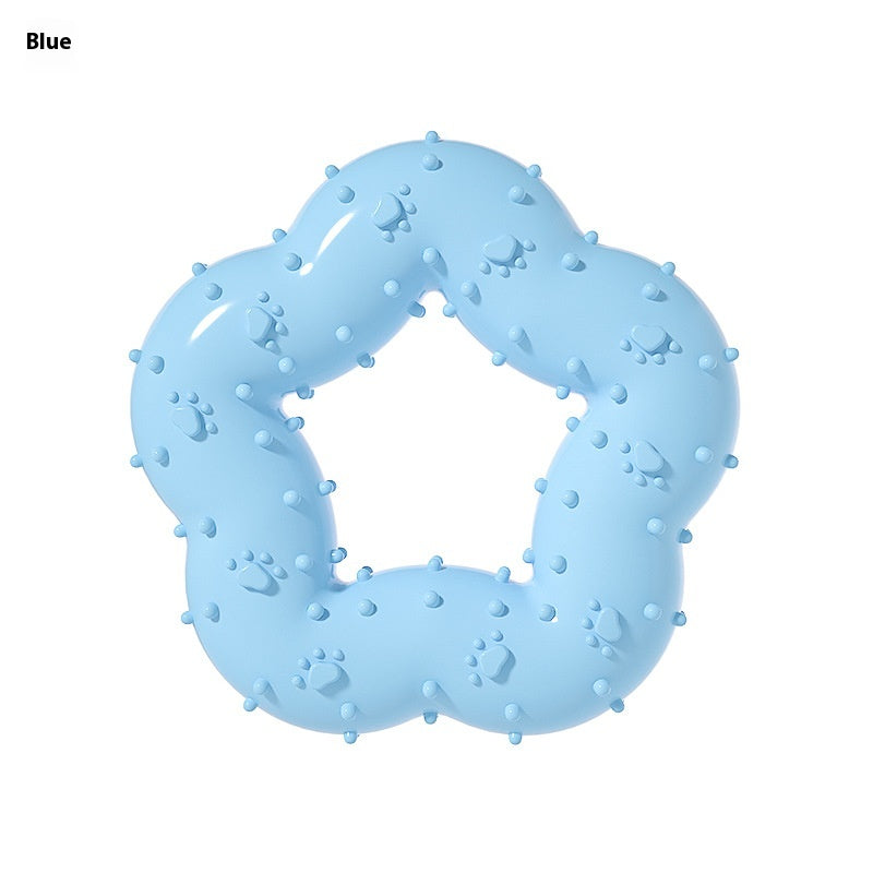 Jouet de chien en forme de fleur de molar