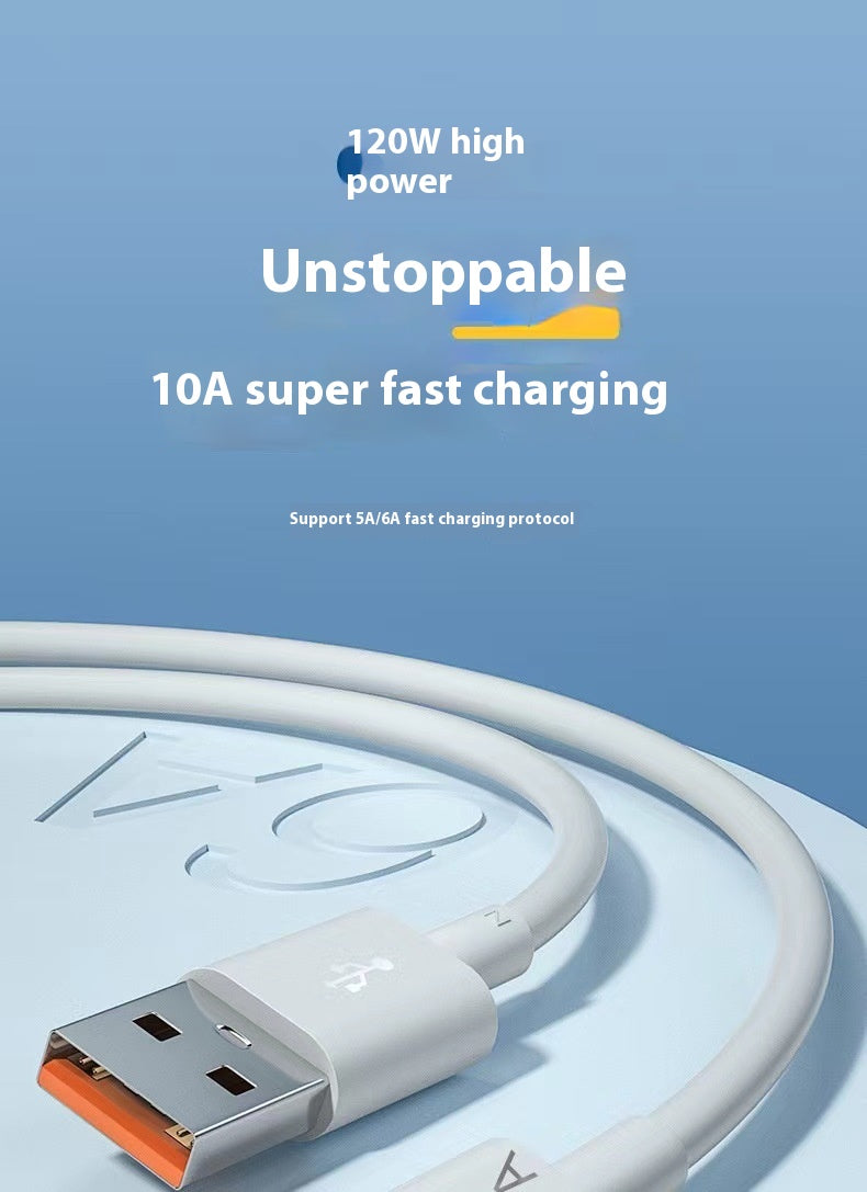 Super Fast Charge Fiberglass Super Fast Charge Câble de données de téléphone mobile