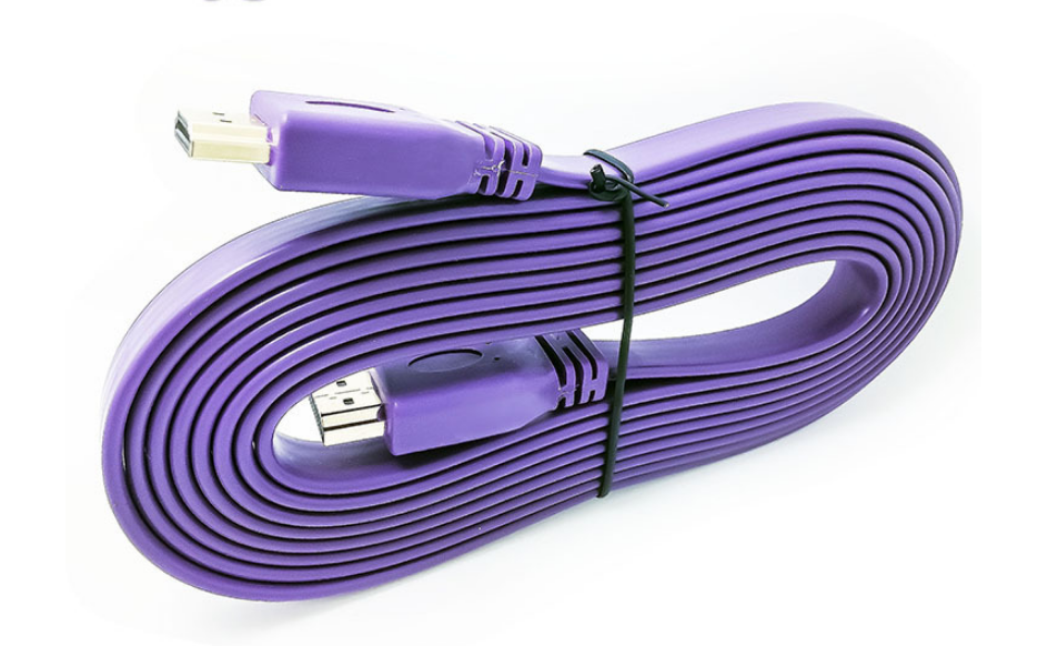 Câble HDMI fil plat 1.4 version 1.5 mètres