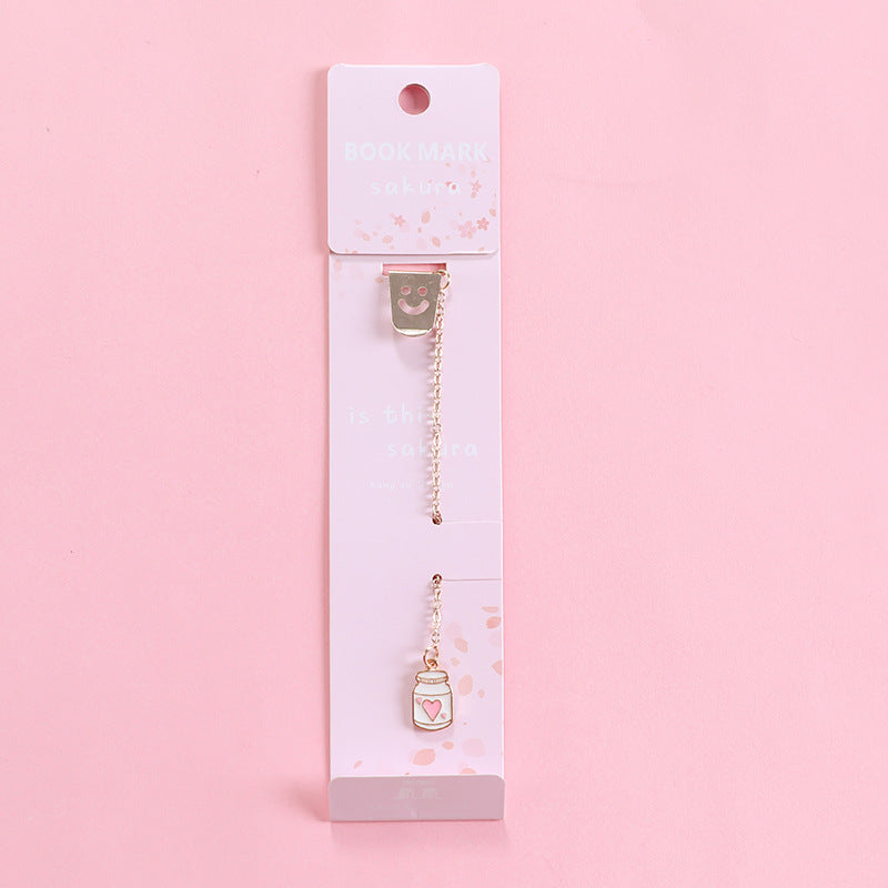 Signet pendentif en métal de dessin animé créatif