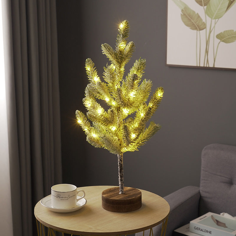 Décoration de fête de Noël Led Paysage Arbre lumineux