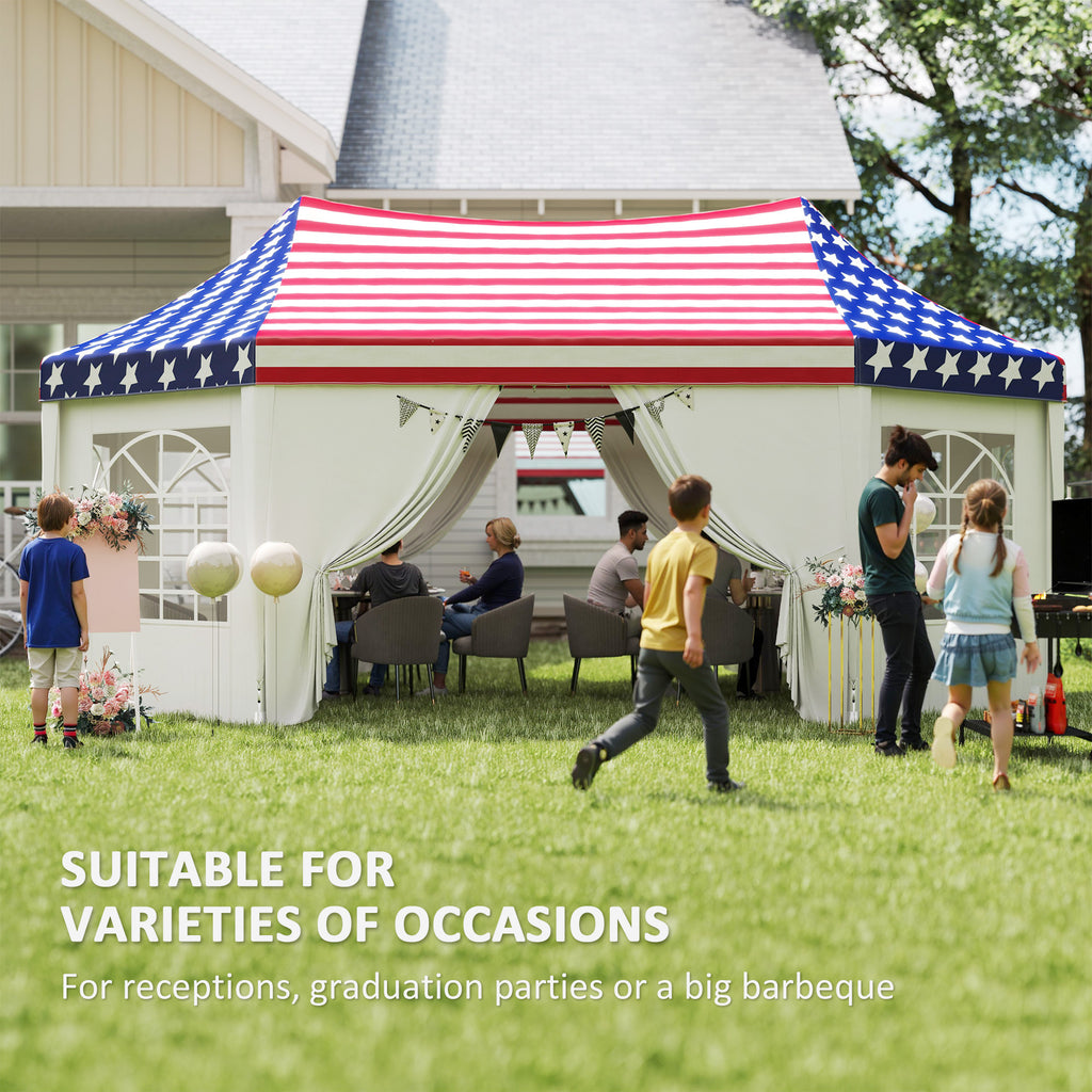 22.3 x 16.4 ft Heavy-Duty Party Tent