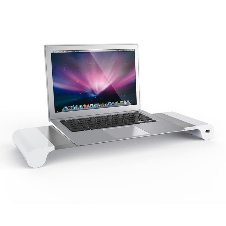 Base aluminum alloy bracket of a notebook computer