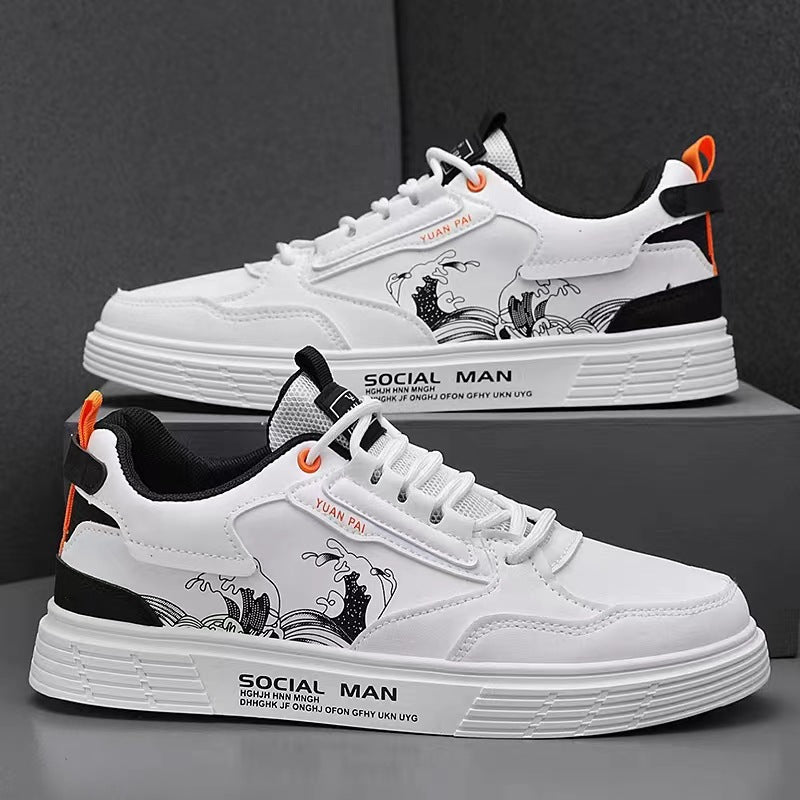 Chaussures de mode pour hommes Sneakers Sport Blanc