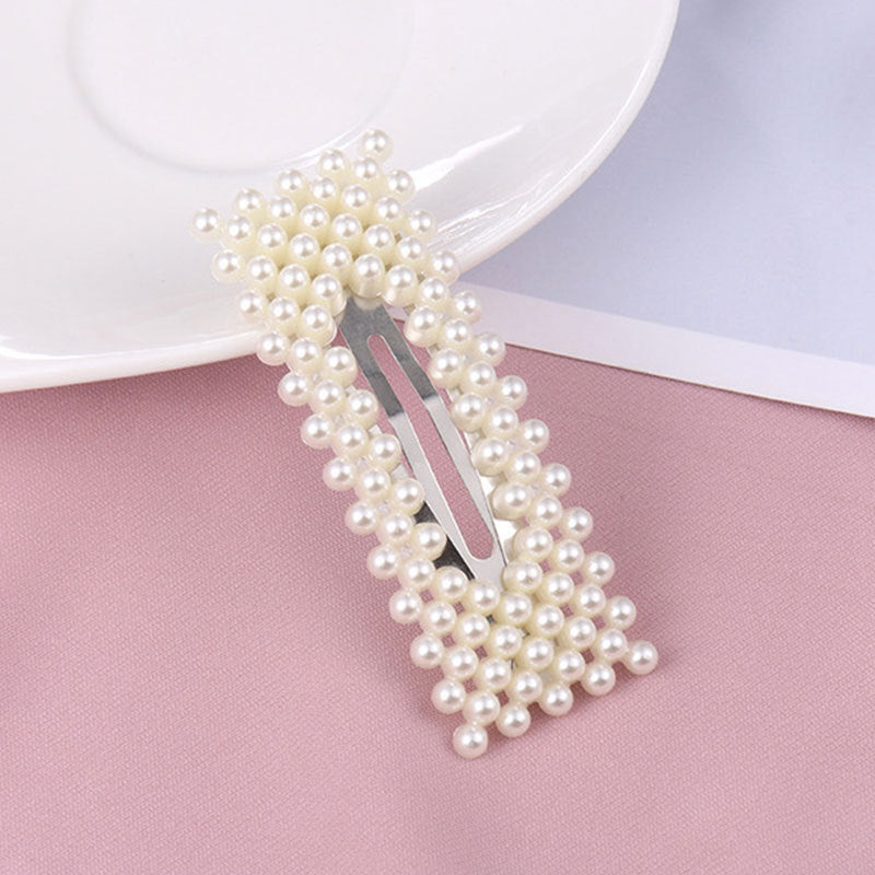 Pearl Hairpin Bangs Bijoux cheveux Tendance Lady Temperament