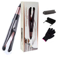 2 En 1 Redresseur de cheveux et Curler Curling Fer pour tous les types de cheveux Tourmaline céramique Twi
