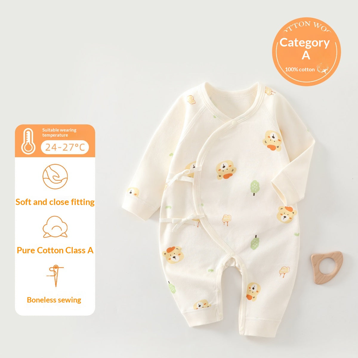 Vêtements pour bébés de style papillon à quatre saisons nouveau-nés