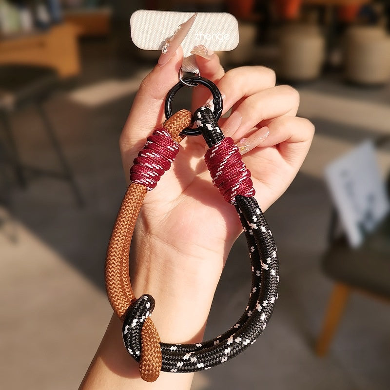 Portable de voyage extérieur Tag Woven Téléphone Lanyard