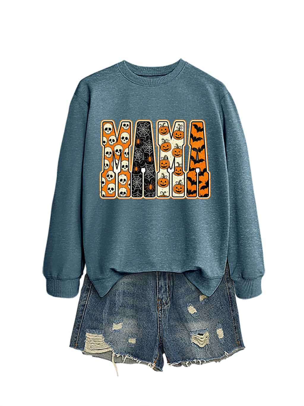 Hoodie d'Halloween pour femmes avec araignée de crâne et Jack-o-lantern Designs