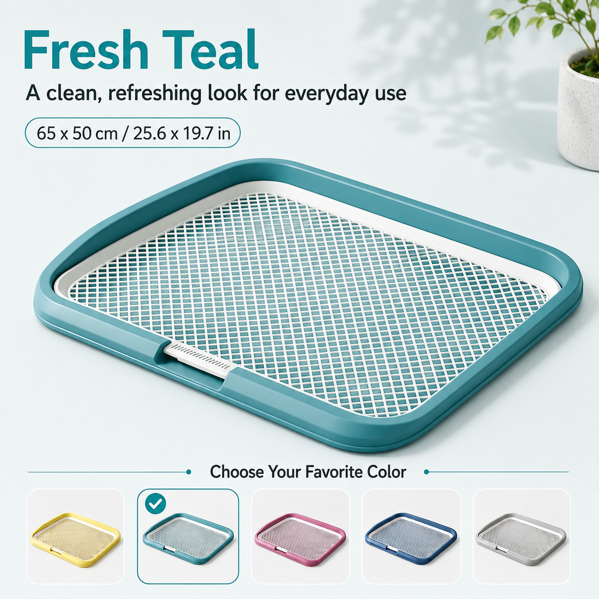 Pot de chien avec grille amovible