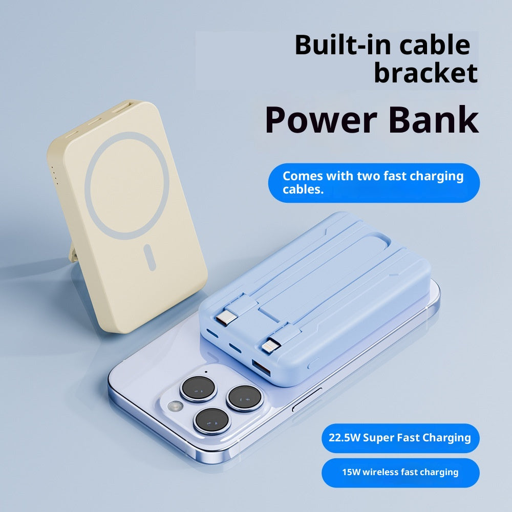 Chargeur d'alimentation mobile avec câble