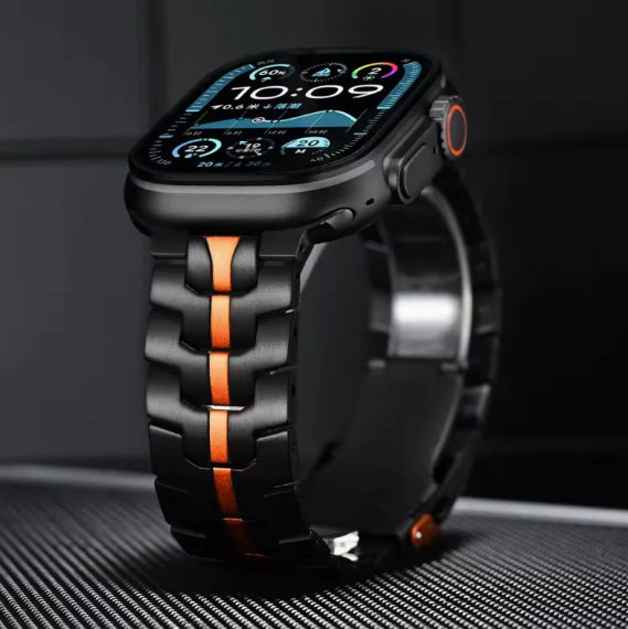 Bracelet de montre homme en fer titane
