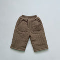 Pantalon léger en coton retro pour enfants à la jambe droite