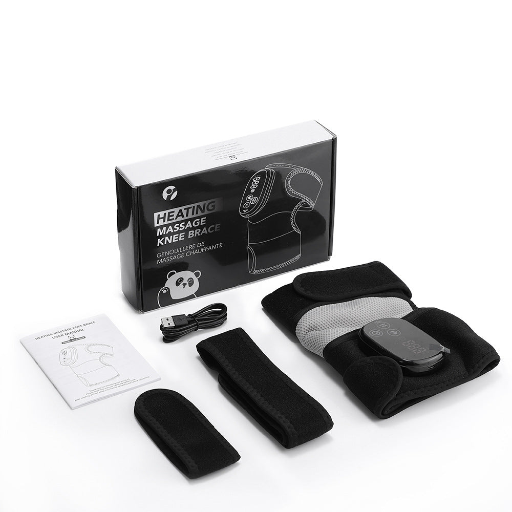 Electric heated pads with vibration massage shoulder support